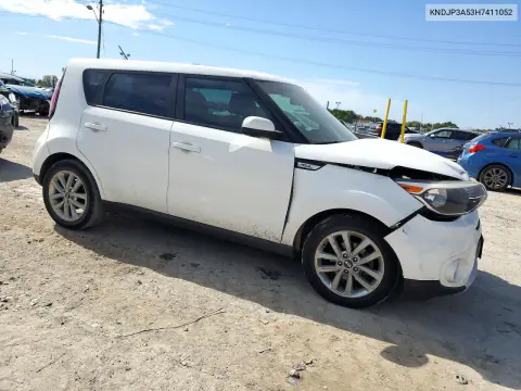 2017 Kia Soul + VIN KNDJP3A53H7411052 фото 4