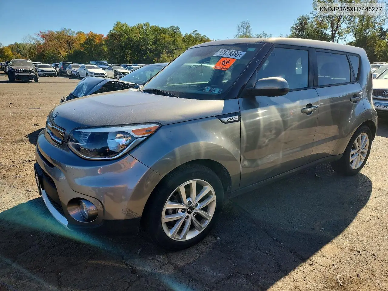 2017 Kia Soul + VIN KNDJP3A5XH7445277 фото 1