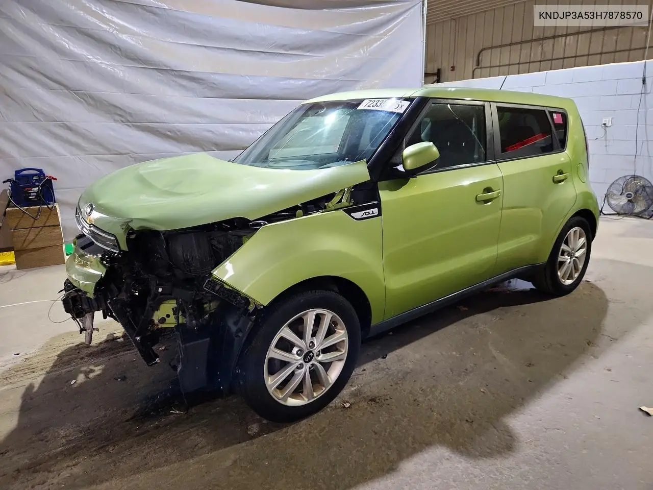 2017 Kia Soul + VIN KNDJP3A53H7878570 фото 1
