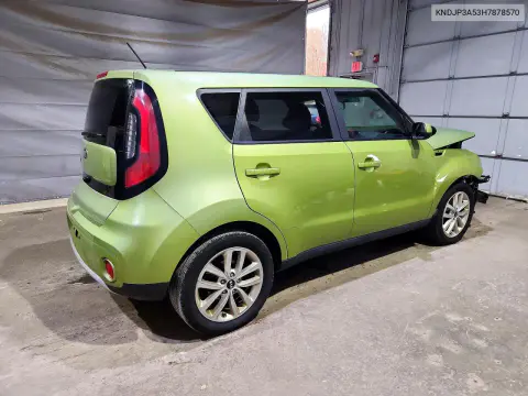 2017 Kia Soul + VIN KNDJP3A53H7878570 фото 3