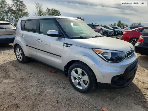 2017 Kia Soul Base VIN KNDJN2A25H7421801 фото 4