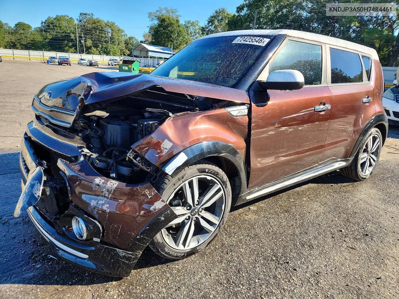 KNDJP3A50H7484461 Kia Soul 2017 — повреждение Передняя часть, фото до ремонта