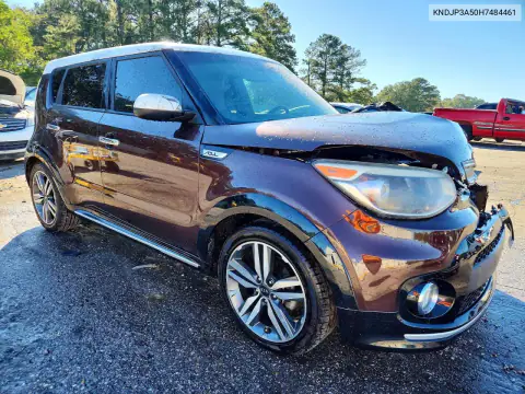 KNDJP3A50H7484461 — 2017 Kia Soul, фото 4 с аукциона Copart, Передняя часть