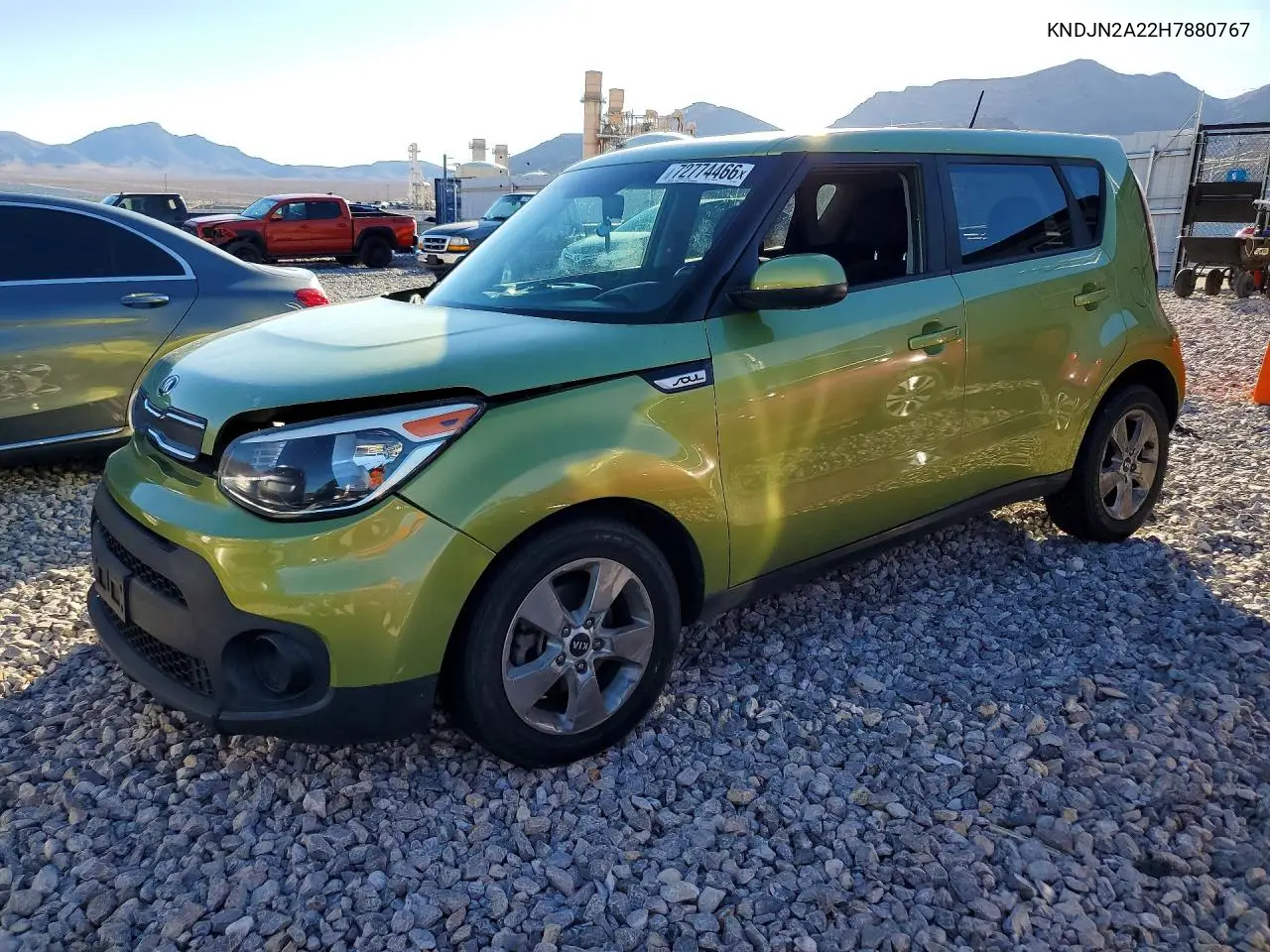 KNDJN2A22H7880767 Kia Soul 2017 — повреждение Передняя часть, фото до ремонта