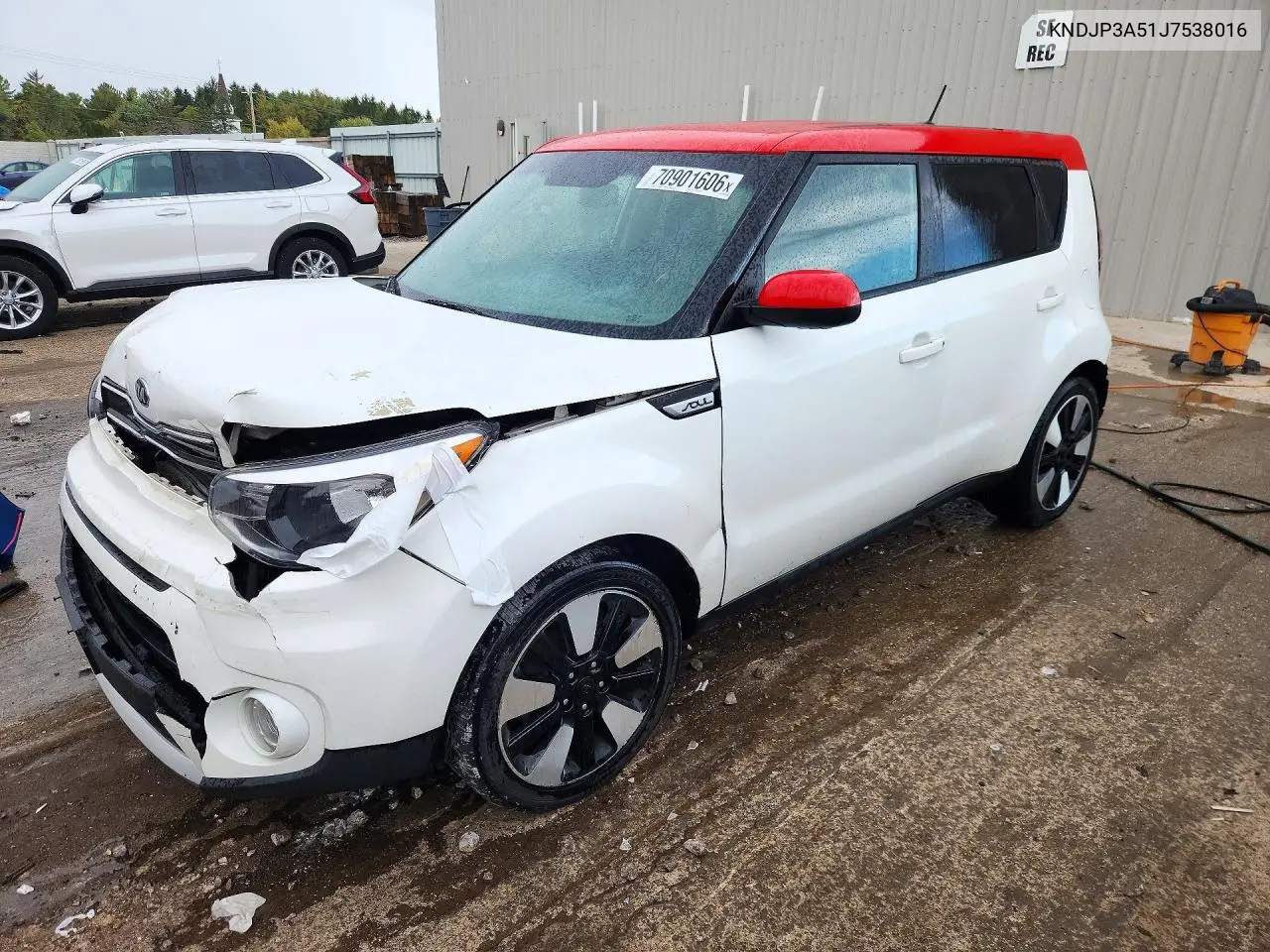 2018 Kia Soul + VIN KNDJP3A51J7538016 фото 1