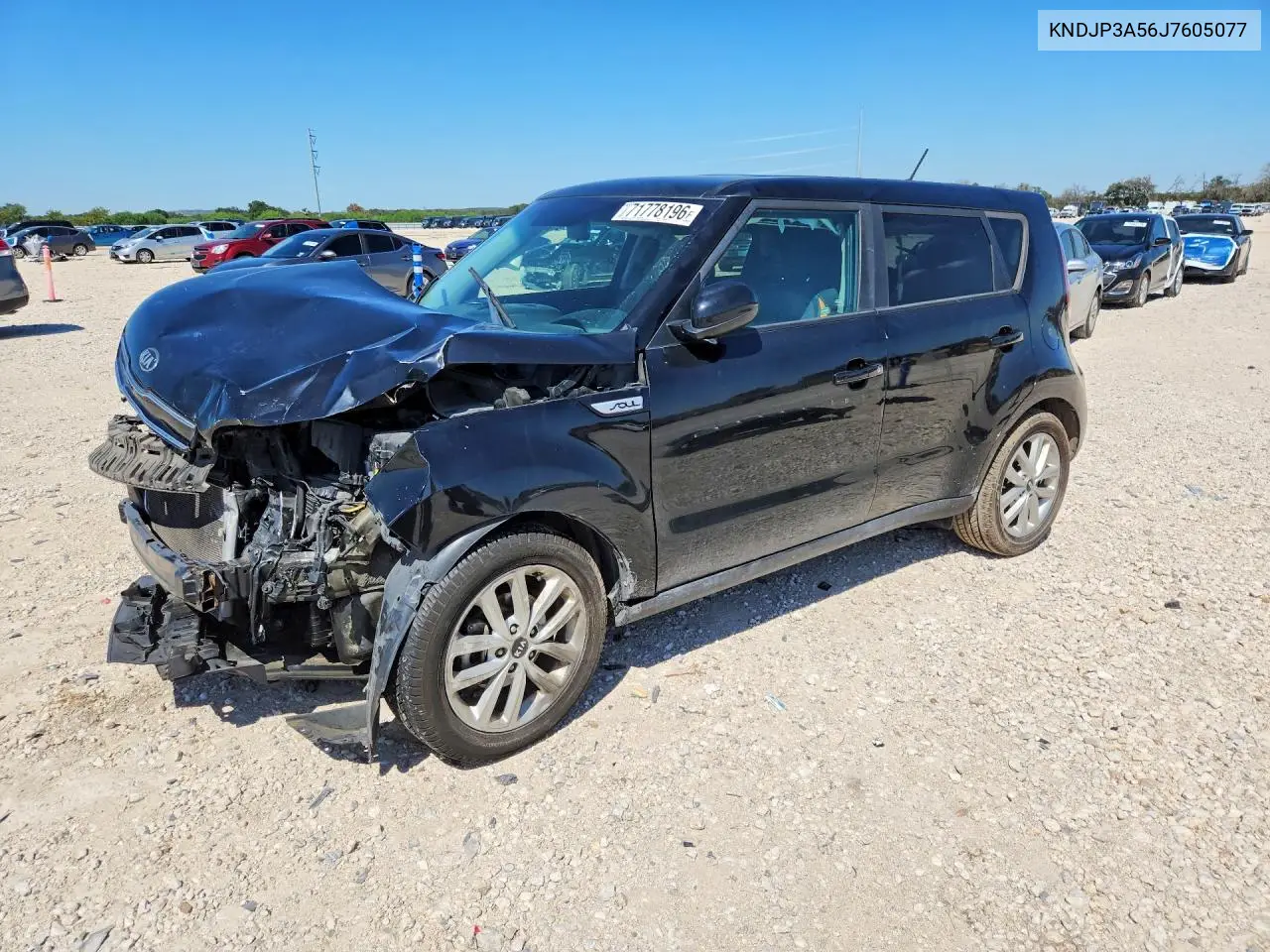 2018 Kia Soul + VIN KNDJP3A56J7605077 фото 1