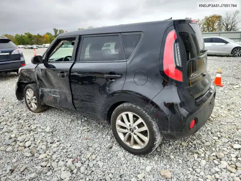 KNDJP3A51J7551784 — 2018 Kia Soul, фото 2 с аукциона Copart, Передняя часть