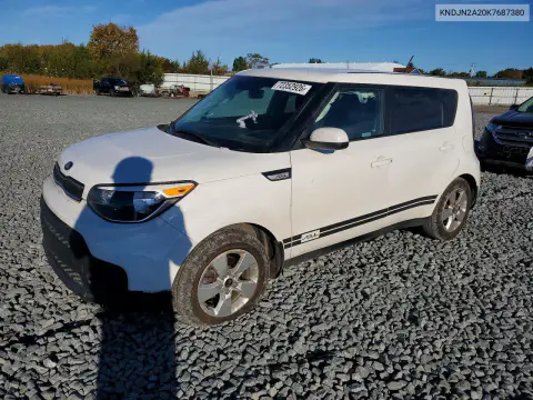KNDJN2A20K7687380 — 2019 Kia Soul, Передняя часть, фото до ремонта