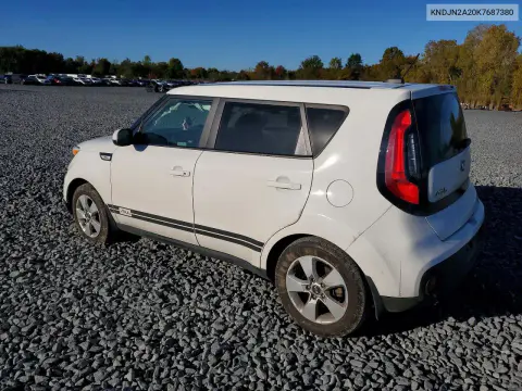 2019 Kia Soul Base VIN KNDJN2A20K7687380 фото 2