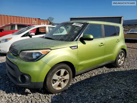 KNDJN2A21K7916455 — 2019 Kia Soul, Механические повреждения, фото до ремонта
