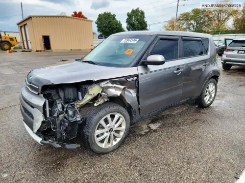 KNDJP3A55K7008228 Kia Soul 2019 — повреждение Передняя часть, фото до ремонта
