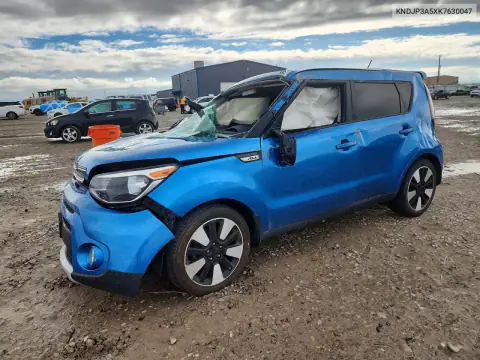 KNDJP3A5XK7630047 Kia Soul 2019 — повреждение Опрокидывание, фото до ремонта