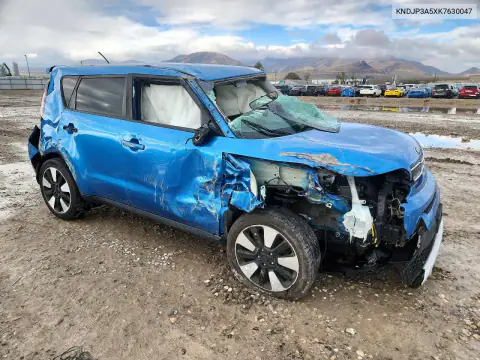 KNDJP3A5XK7630047 — 2019 Kia Soul, фото 4 с аукциона Copart, Опрокидывание