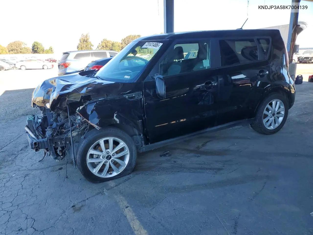 KNDJP3A58K7004139 Kia Soul 2019 — повреждение Передняя часть, фото до ремонта