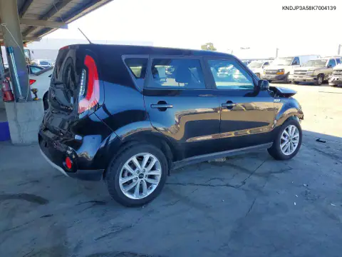 KNDJP3A58K7004139 — 2019 Kia Soul, фото 3 с аукциона Copart, Передняя часть