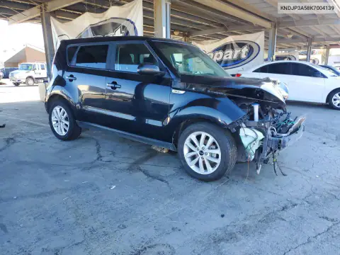KNDJP3A58K7004139 — 2019 Kia Soul, фото 4 с аукциона Copart, Передняя часть