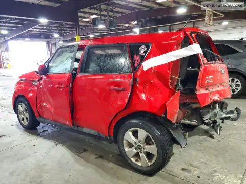 KNDJN2A21K7660754 — 2019 Kia Soul, фото 2 с аукциона Copart, Биологическая или химическая опасность