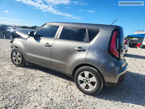 KNDJN2A29K7692447 — 2019 Kia Soul, фото 2 с аукциона Copart, Передняя часть