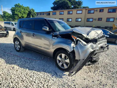 KNDJN2A29K7692447 — 2019 Kia Soul, фото 4 с аукциона Copart, Передняя часть