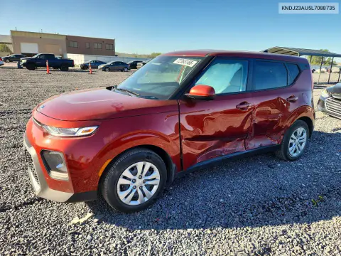 KNDJ23AU5L7088735 — 2020 Kia Soul, Сторона, фото до ремонта