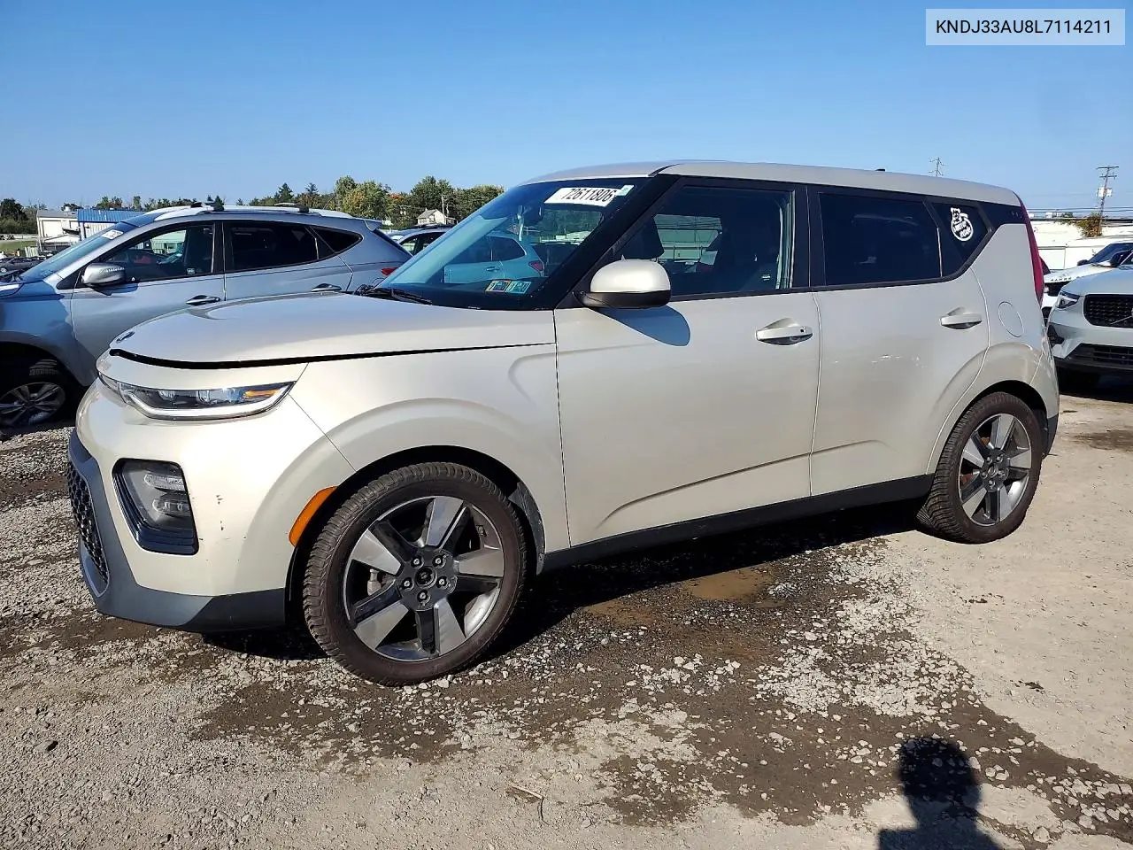 2020 Kia Soul Ex VIN KNDJ33AU8L7114211 фото 1