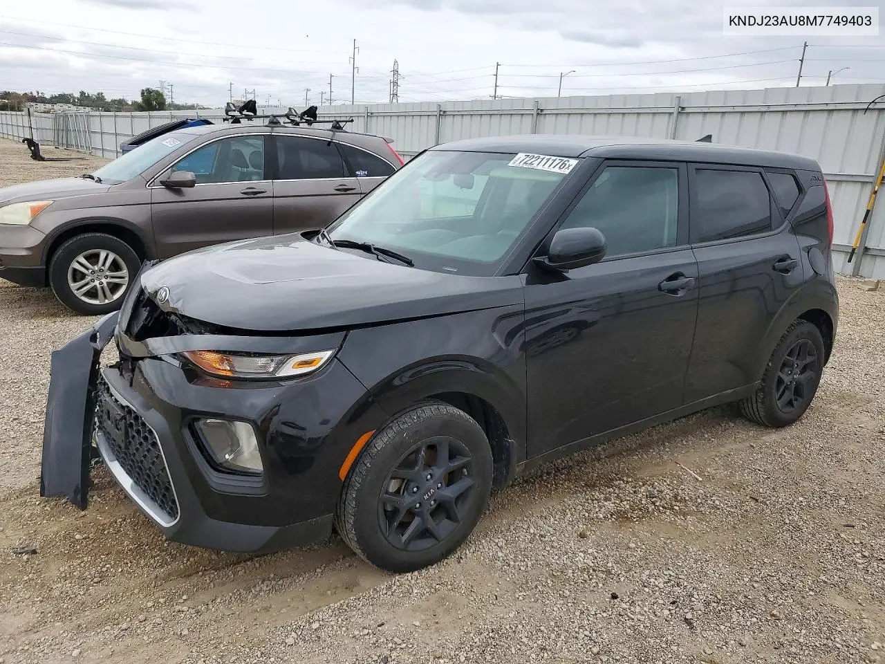 KNDJ23AU8M7749403 Kia Soul 2021 — повреждение Передняя часть, фото до ремонта