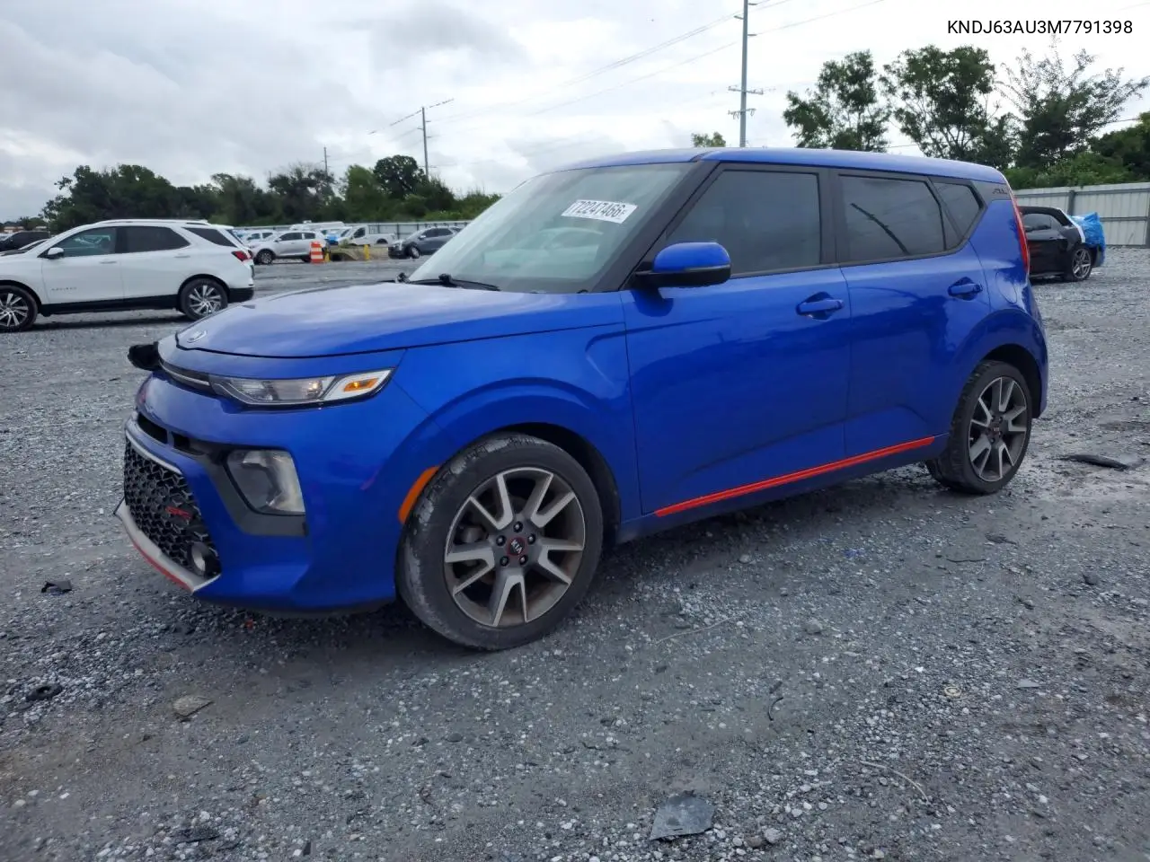 2021 Kia Soul Gt Line VIN KNDJ63AU3M7791398 фото 1