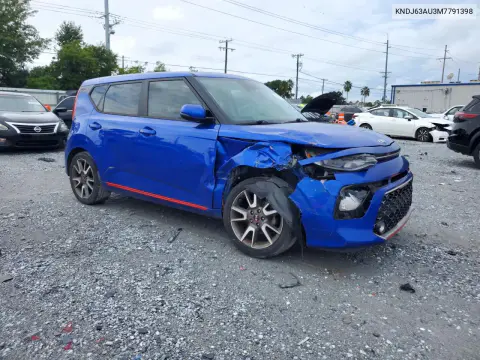 2021 Kia Soul Gt Line VIN KNDJ63AU3M7791398 фото 4
