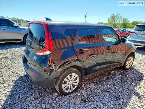 KNDJ22AU1M7140177 — 2021 Kia Soul, фото 3 с аукциона Copart, Передняя часть