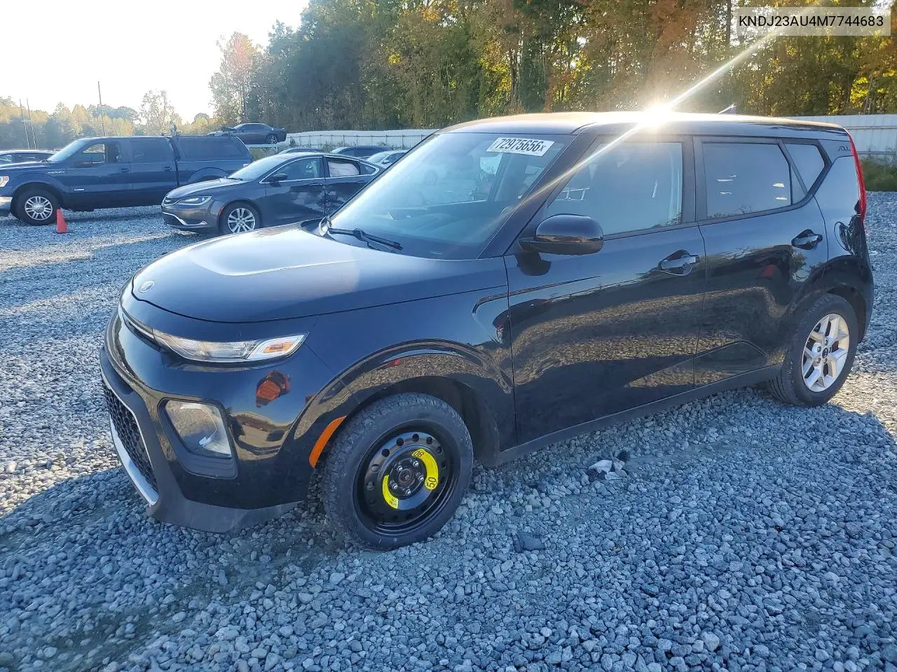 KNDJ23AU4M7744683 Kia Soul 2021 — повреждение Задняя часть, фото до ремонта