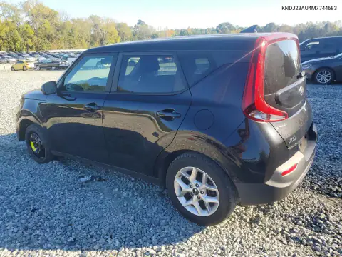 KNDJ23AU4M7744683 — 2021 Kia Soul, фото 2 с аукциона Copart, Задняя часть