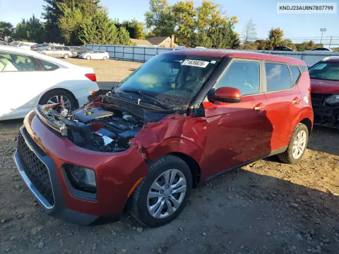 KNDJ23AU8N7807799 — 2022 Kia Soul, Передняя часть, фото до ремонта