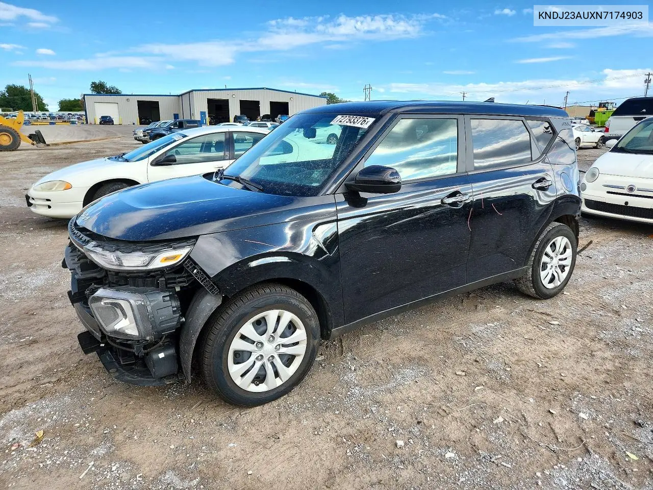KNDJ23AUXN7174903 Kia Soul 2022 — повреждение Передняя часть, фото до ремонта