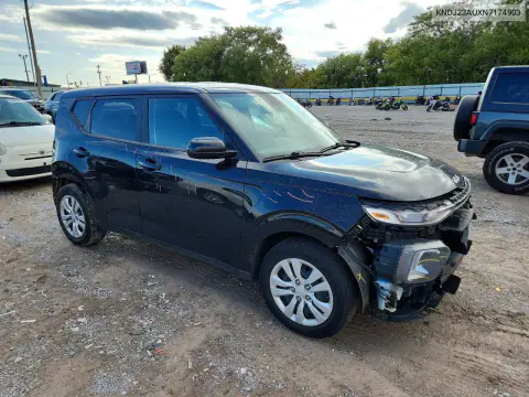 KNDJ23AUXN7174903 — 2022 Kia Soul, фото 4 с аукциона Copart, Передняя часть