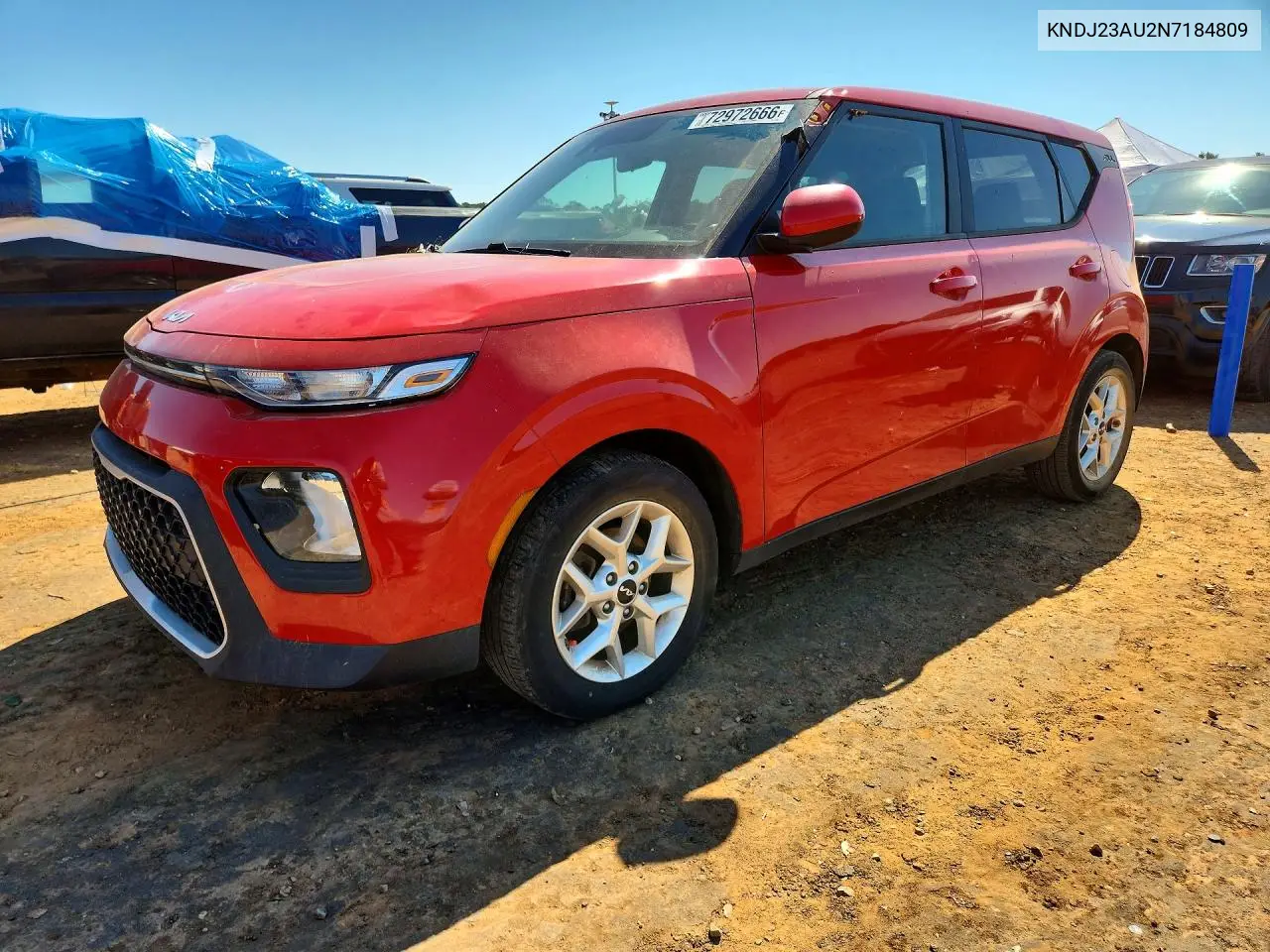 KNDJ23AU2N7184809 Kia Soul 2022 — повреждение Крыша, фото до ремонта
