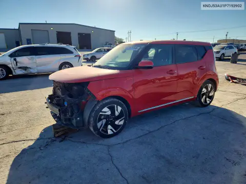 KNDJ53AU1P7193902 — 2023 Kia Soul, Передняя часть, фото до ремонта