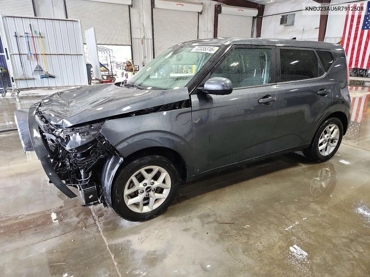 KNDJ23AU6R7912508 Kia Soul 2024 — повреждение Передняя часть, фото до ремонта