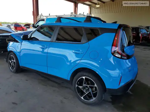 KNDJ33AUXS7246451 — 2025 Kia Soul, фото 2 с аукциона Copart 15.10.2026, Передняя часть