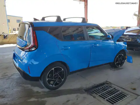 KNDJ33AUXS7246451 — 2025 Kia Soul, фото 3 с аукциона Copart 15.10.2026, Передняя часть