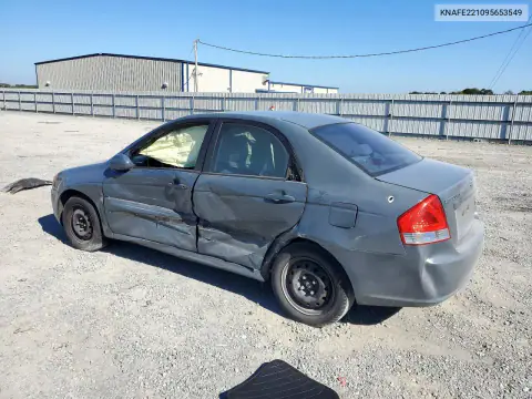 KNAFE221095653549 — 2009 Kia Spectra, фото 2 с аукциона Copart, Боковая часть