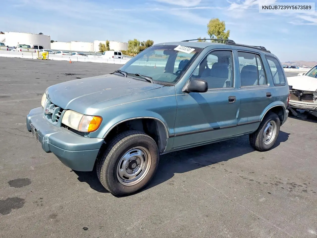 2000 Kia Sportage Base VIN KNDJB7239Y5673589 фото 1