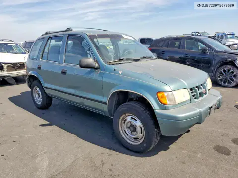 2000 Kia Sportage Base VIN KNDJB7239Y5673589 фото 4