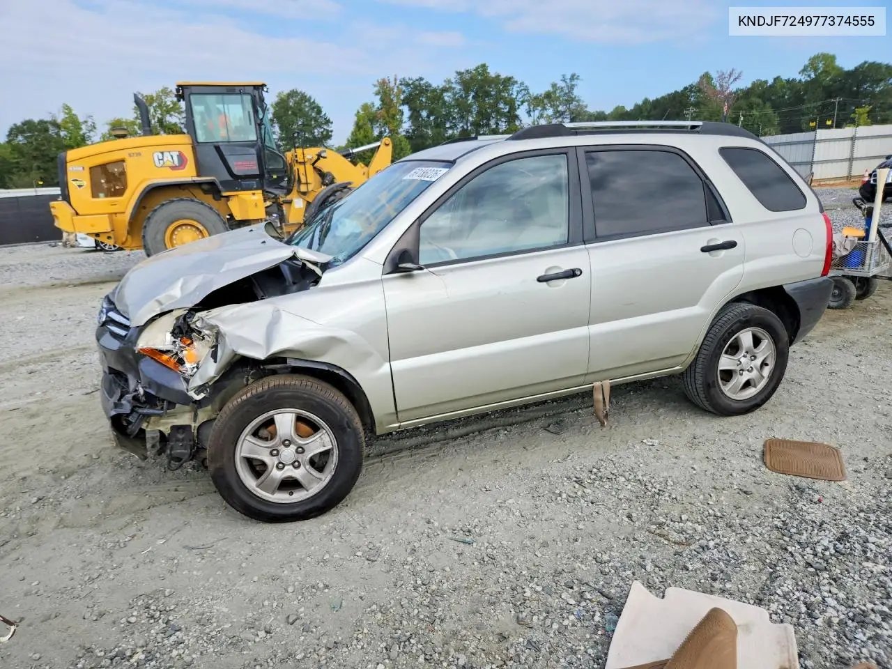 2007 Kia Sportage Lx VIN KNDJF724977374555 фото 1