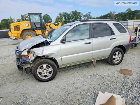 KNDJF724977374555 — 2007 Kia Sportage, Передняя часть, фото до ремонта