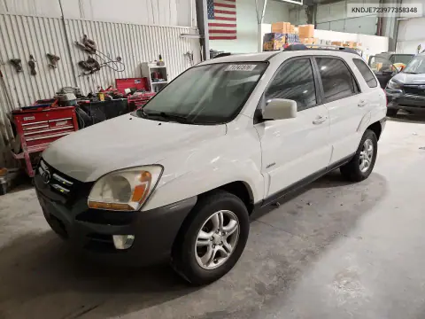2007 Kia Sportage Lx VIN KNDJE723977358348 фото 1