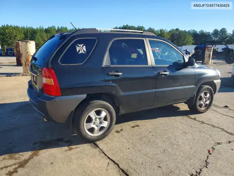 2007 Kia Sportage Lx VIN KNDJF724377430425 фото 3