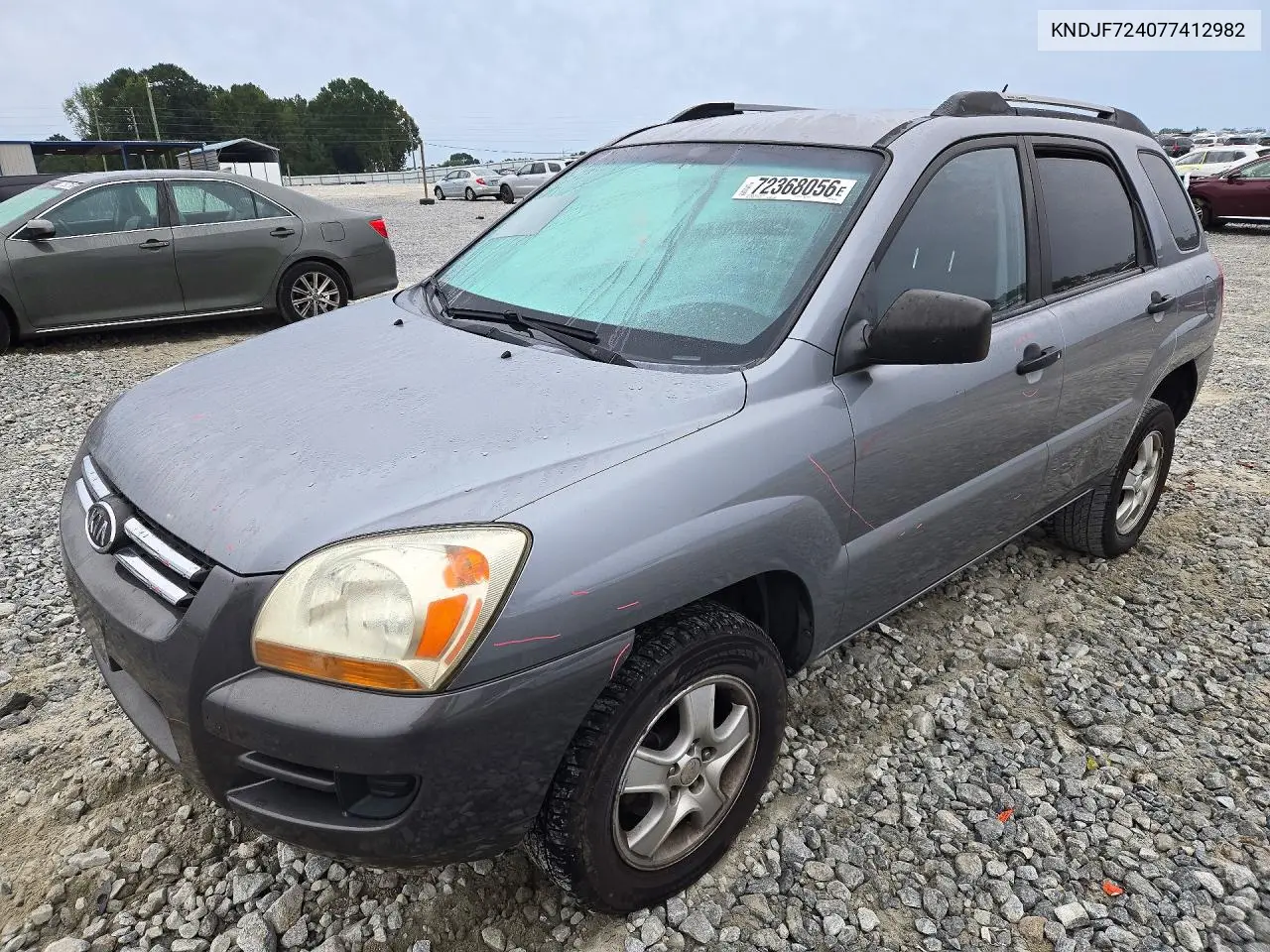 2007 Kia Sportage Lx VIN KNDJF724077412982 фото 1