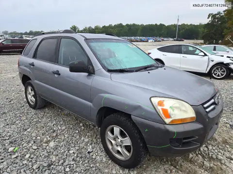 2007 Kia Sportage Lx VIN KNDJF724077412982 фото 4