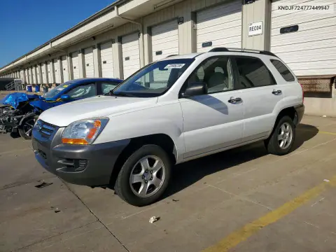 KNDJF724777449947 — 2007 Kia Sportage, Мелкие вмятины и царапины, фото до ремонта