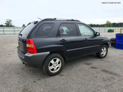 2008 Kia Sportage Lx VIN KNDJF724387467203 фото 3